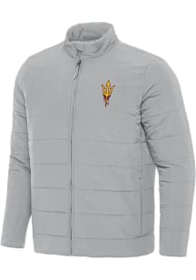 Antigua Arizona State Sun Devils Mens Grey Swelter Filled Jacket