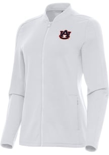 Antigua Auburn Tigers Womens White Continual Light Weight Jacket