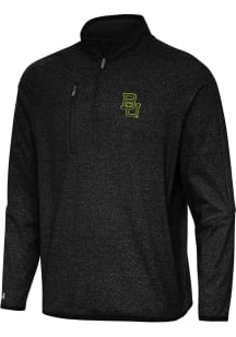 Antigua Baylor Bears Mens Black Certain Long Sleeve Qtr Zip Pullover