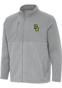 Antigua Baylor Bears Mens Grey Daily Fused Medium Weight Jacket