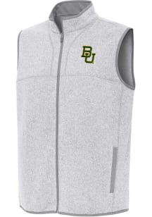 Antigua Baylor Bears Mens Grey Fortune Sleeveless Jacket