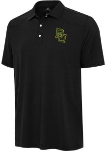 Antigua Baylor Bears Mens Black Western Short Sleeve Polo