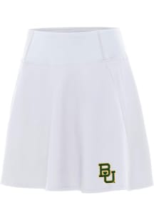 Antigua Baylor Bears Womens White Chip Skort Skirt