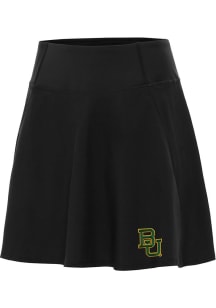 Antigua Baylor Bears Womens Black Chip Skort Skirt