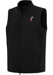 Antigua Cincinnati Bearcats Mens Black Demand Sleeveless Jacket