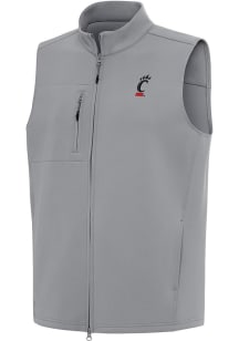 Antigua Cincinnati Bearcats Mens Grey Demand Sleeveless Jacket