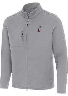 Antigua Cincinnati Bearcats Mens Grey Objection Light Weight Jacket
