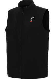 Antigua Cincinnati Bearcats Mens Black Regard Sleeveless Jacket