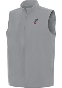 Antigua Cincinnati Bearcats Mens Grey Regard Sleeveless Jacket