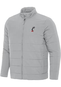 Antigua Cincinnati Bearcats Mens Grey Swelter Filled Jacket