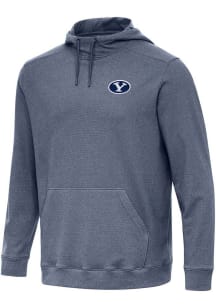 Antigua BYU Cougars Mens Navy Blue Cloud Long Sleeve Hoodie