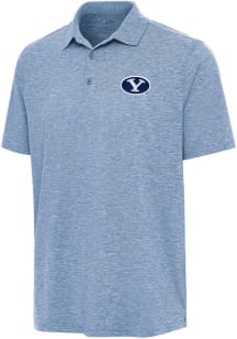Antigua BYU Cougars Mens Blue Par 3 Short Sleeve Polo