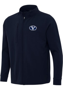 Antigua BYU Cougars Mens Navy Blue Regard Light Weight Jacket