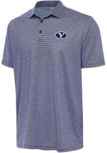Antigua BYU Cougars Mens White Rings Short Sleeve Polo