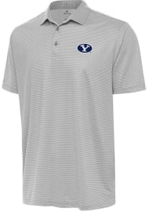 Antigua BYU Cougars Mens White Rings Short Sleeve Polo