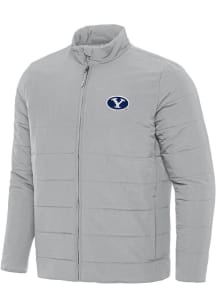 Antigua BYU Cougars Mens Grey Swelter Filled Jacket
