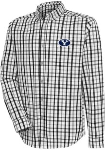 Antigua BYU Cougars Mens Black Tending Long Sleeve Dress Shirt