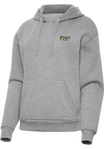 Antigua VCU Rams Womens Grey Victory Hooded Sweatshirt