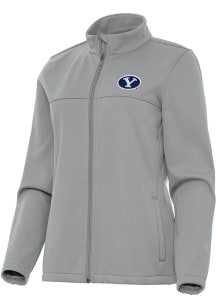 Antigua BYU Cougars Womens Grey Links Light Weight Jacket
