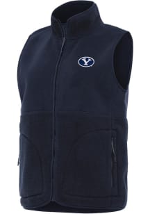 Antigua BYU Cougars Womens Navy Blue Nostalgic Vest