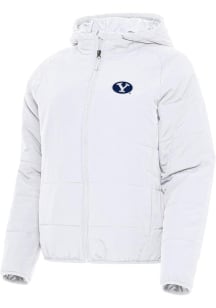 Antigua BYU Cougars Womens White Universe Filled Jacket
