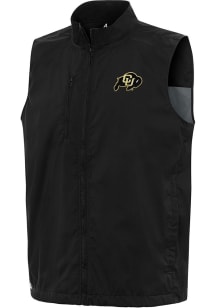Antigua Colorado Buffaloes Mens Black Brisk Sleeveless Jacket