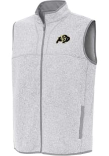 Antigua Colorado Buffaloes Mens Grey Fortune Sleeveless Jacket