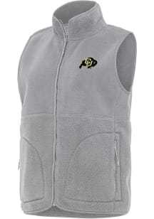 Antigua Colorado Buffaloes Womens Grey Nostalgic Vest