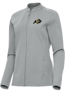 Antigua Colorado Buffaloes Womens Grey Regard Light Weight Jacket