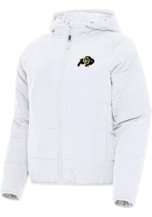 Antigua Colorado Buffaloes Womens White Universe Filled Jacket