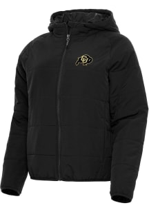 Antigua Colorado Buffaloes Womens Black Universe Filled Jacket