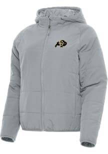 Antigua Colorado Buffaloes Womens Grey Universe Filled Jacket