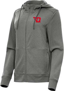 Antigua Dayton Flyers Womens Black Seeker Light Weight Jacket