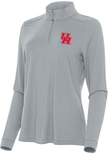 Antigua Houston Cougars Womens Grey Intent Qtr Zip
