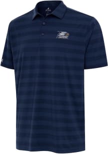Antigua Georgia Southern Eagles Mens Navy Blue Tunnel Short Sleeve Polo