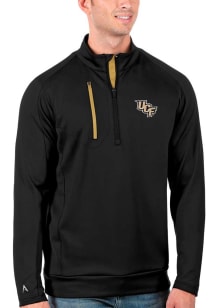 Antigua UCF Knights Mens Black Generation Long Sleeve Qtr Zip Pullover
