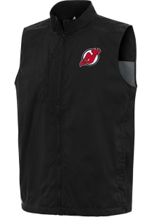 Antigua New Jersey Devils Mens Black Brisk Sleeveless Jacket