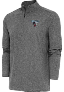 Antigua Maine Black Bears Mens Black Hunk Long Sleeve Qtr Zip Pullover