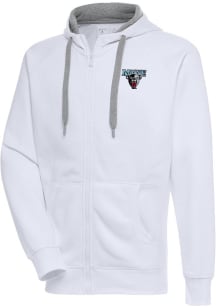 Antigua Maine Black Bears Mens White Victory Long Sleeve Full Zip Jacket