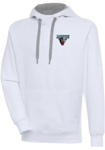 Antigua Maine Black Bears Mens White Victory Long Sleeve Hoodie