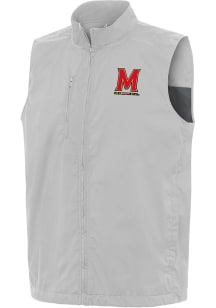 Antigua Maryland Terrapins Mens Grey Brisk Sleeveless Jacket