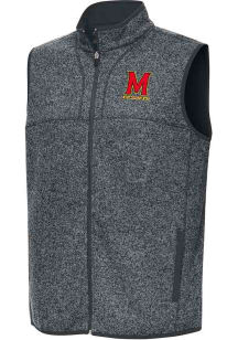 Antigua Maryland Terrapins Mens Grey Fortune Sleeveless Jacket