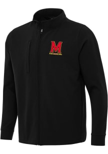 Antigua Maryland Terrapins Mens Black Regard Light Weight Jacket