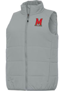 Antigua Maryland Terrapins Womens Grey Experience Vest