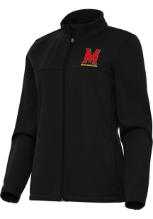 Antigua Maryland Terrapins Womens Black Links Light Weight Jacket