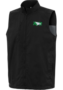 Antigua North Dakota Fighting Hawks Mens Black Brisk Sleeveless Jacket