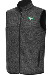Antigua North Dakota Fighting Hawks Mens Black Fortune Sleeveless Jacket