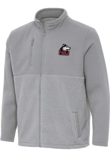 Antigua Northern Illinois Huskies Mens Grey Daily Fused Medium Weight Jacket