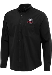 Antigua Northern Illinois Huskies Mens Black Flight Long Sleeve Dress Shirt