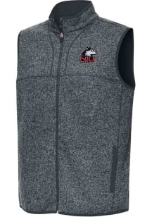 Antigua Northern Illinois Huskies Mens Grey Fortune Sleeveless Jacket